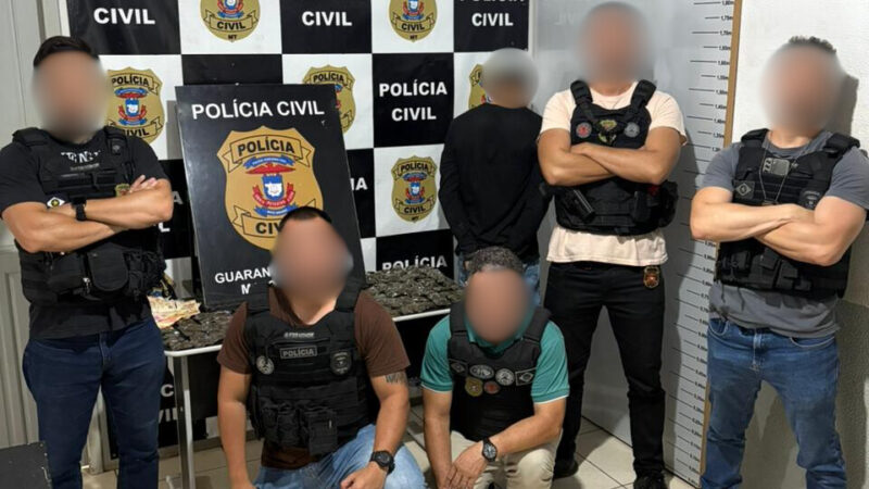 Pitbull, fuga e drogas embaladas: jovem é preso em ponto de tráfico monitorado pela Polícia Civil em Guarantã