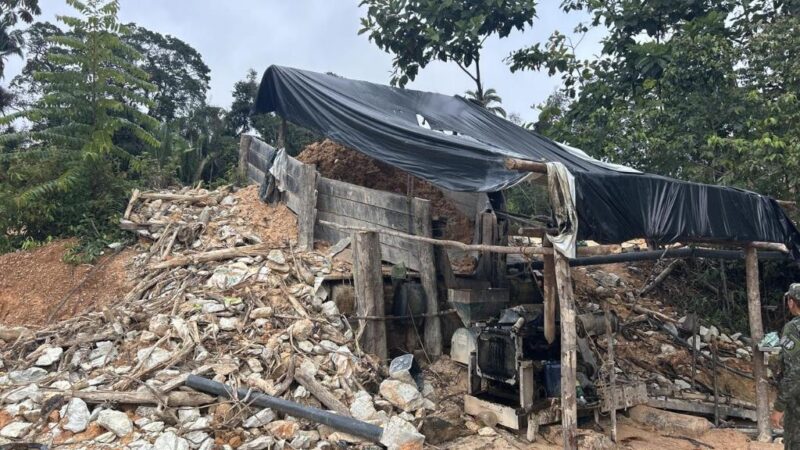 Batalhão Ambiental desativa garimpo ilegal e apreende maquinário em Aripuanã