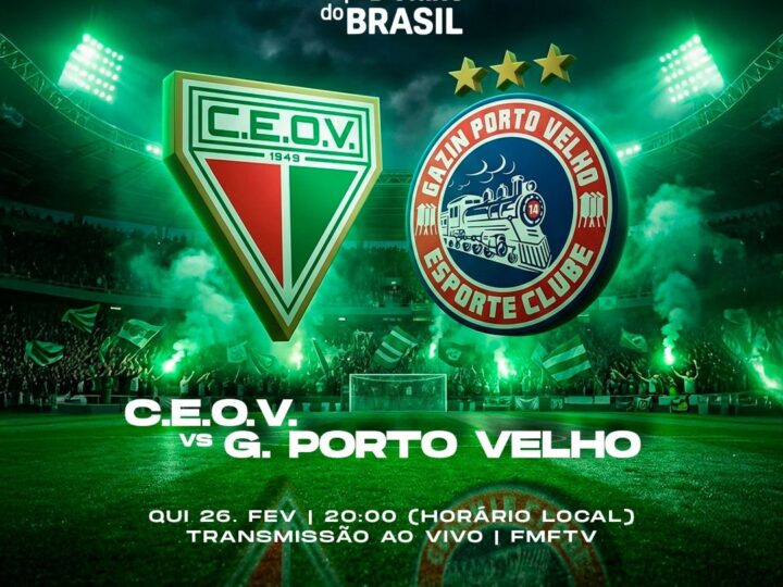 CEOV decide vaga na Copa do Brasil contra o Gazin Porto Velho no Dutrinha