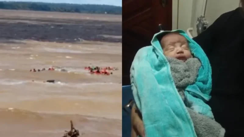 Milagre no naufrágio: recém-nascido é resgatado dentro de cooler em Manaus