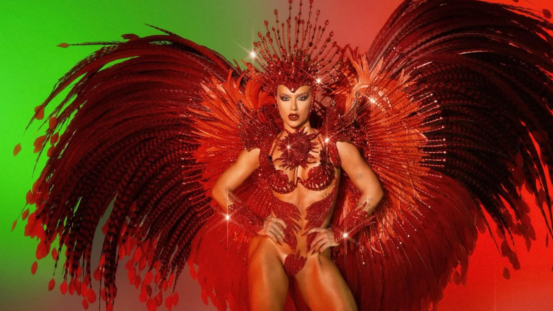 Virgínia estreia na Grande Rio e homenageia Vini Jr. na Sapucaí