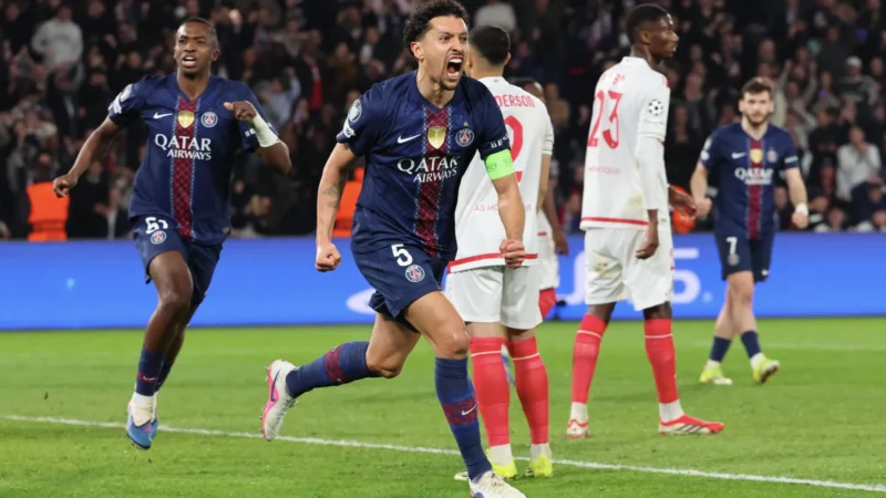 PSG leva sufoco no fim, mas empata com o Monaco e segue na Champions