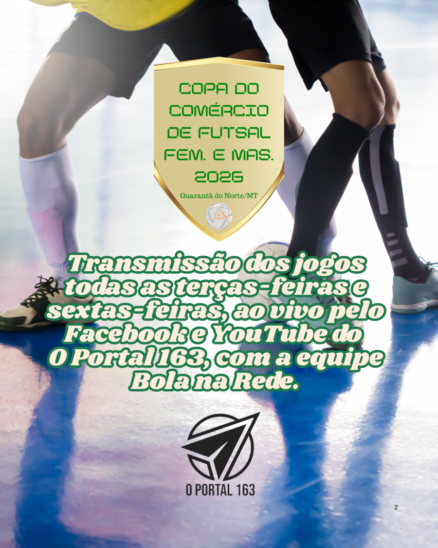 Copa Comércio de Futsal 2026 agita o Bezerrão com jogos equilibrados e transmissão ao vivo com a Equipe Bola na Rede