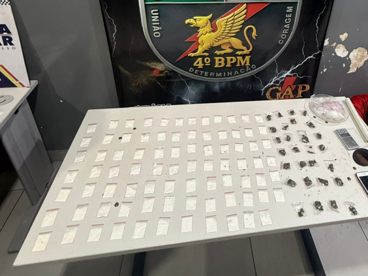 GAP prende dupla com mais de 100 porções de drogas em Várzea Grande