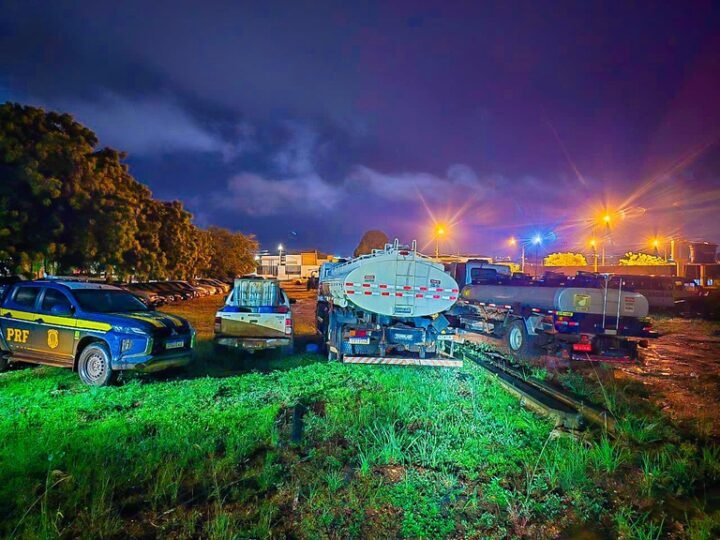 PRF intercepta mais de 27 mil litros de diesel destinados a garimpo ilegal em MT
