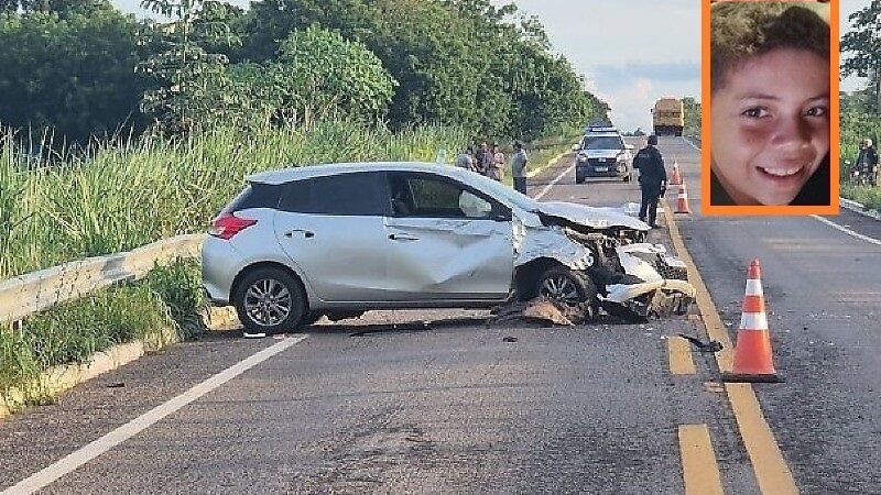 Tragédia na rodovia: criança morre e tio fica ferido após colisão