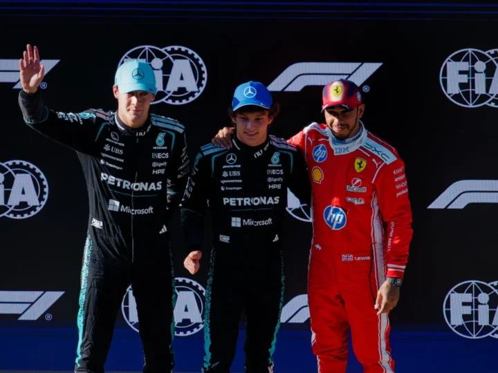 Russell vence corrida sprint no GP da China e Antonelli faz história