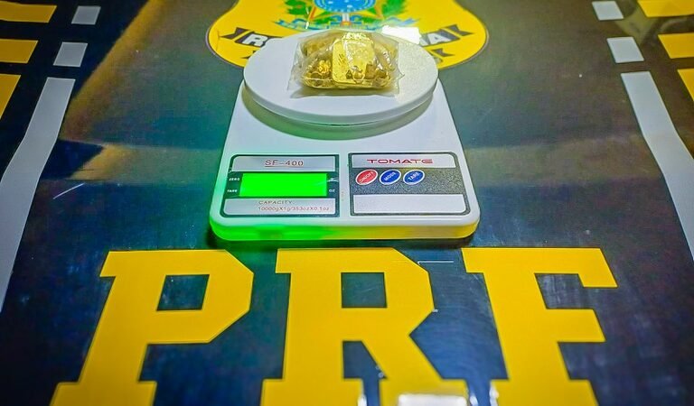 PRF intercepta passageira com meio quilo de ouro avaliado em R$ 500 mil na BR-163