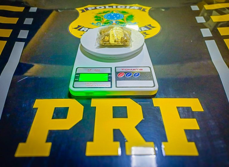 PRF intercepta passageira com meio quilo de ouro avaliado em R$ 500 mil na BR-163