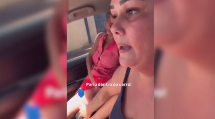 Bebê nasce dentro de carro durante trajeto ao hospital em Sidrolândia (MS) – veja vídeo: