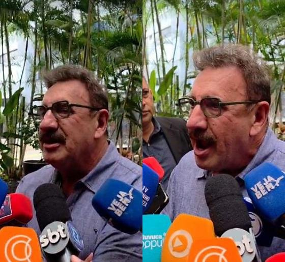 Ratinho elogia Mauro Mendes e comenta polarização política durante visita a MT