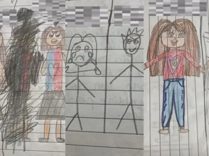 Desenhos em caderno levam à prisão de pai suspeito de abusar da filha