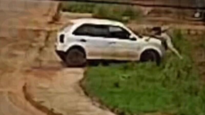 Ex invade casa, espanca jovem por 40 minutos e ainda tenta atropelá-la em Brasnorte – veja vídeo:
