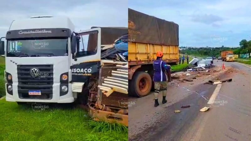 Motorista morre após ser atropelado em grave acidente na BR-163