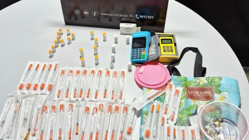 Operação “Dose Certa” apreende medicamentos emagrecedores irregulares e prende suspeito em Cáceres