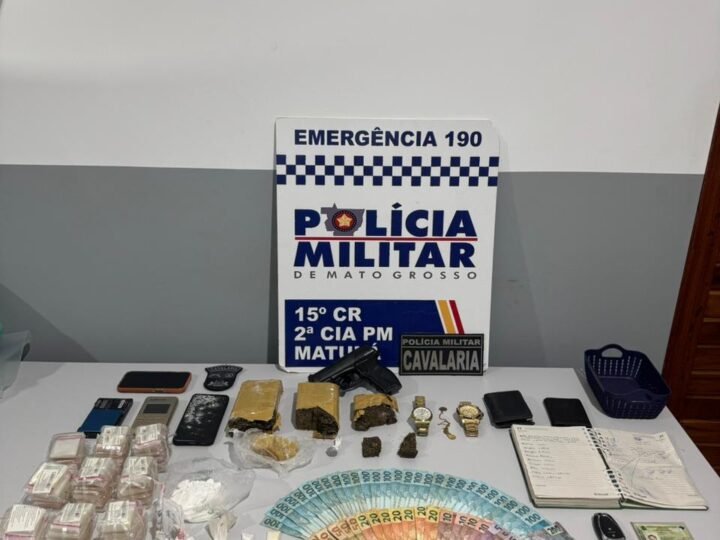 Cavalaria da PM prende dupla por tráfico de drogas e ligação com facção criminosa em Matupá
