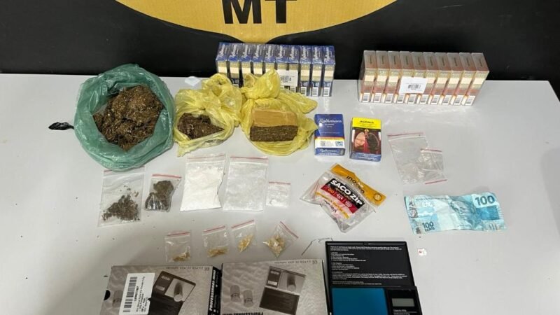 Polícia Civil desarticula ponto de tráfico comandado por casal com quatro filhos em Colniza