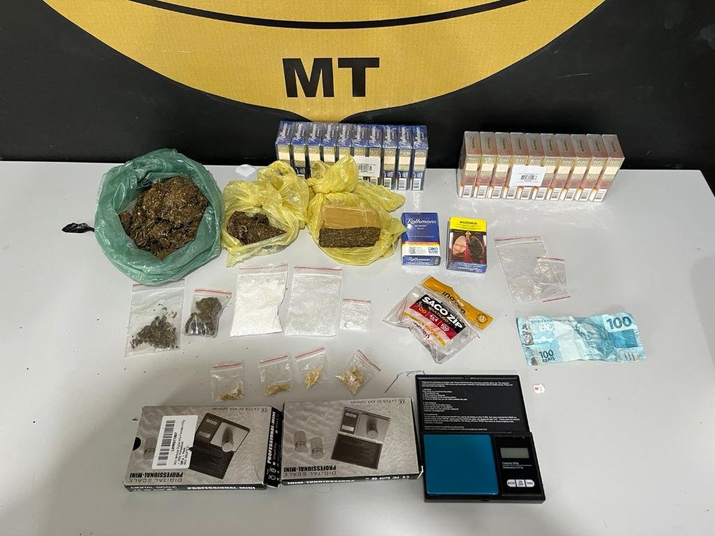 Polícia Civil desarticula ponto de tráfico comandado por casal com quatro filhos em Colniza