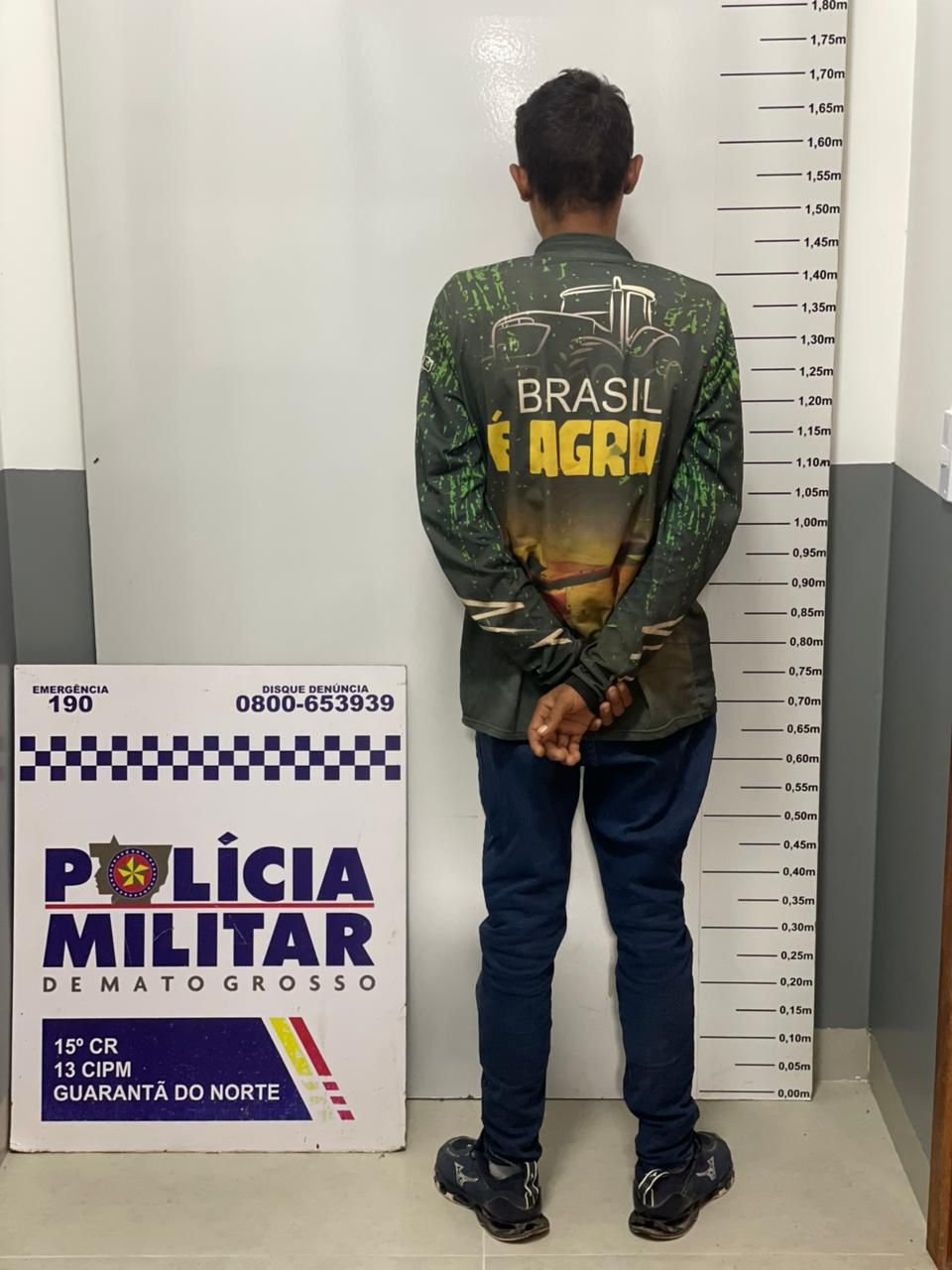 Mandado de prisão é cumprido pela PM durante operação em Guarantã do Norte