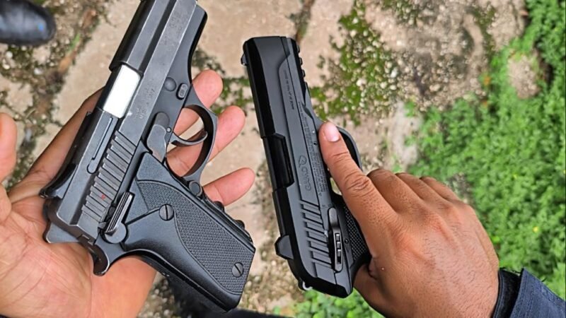 PM frustra tentativa de roubo, prende dois suspeitos e apreende arma