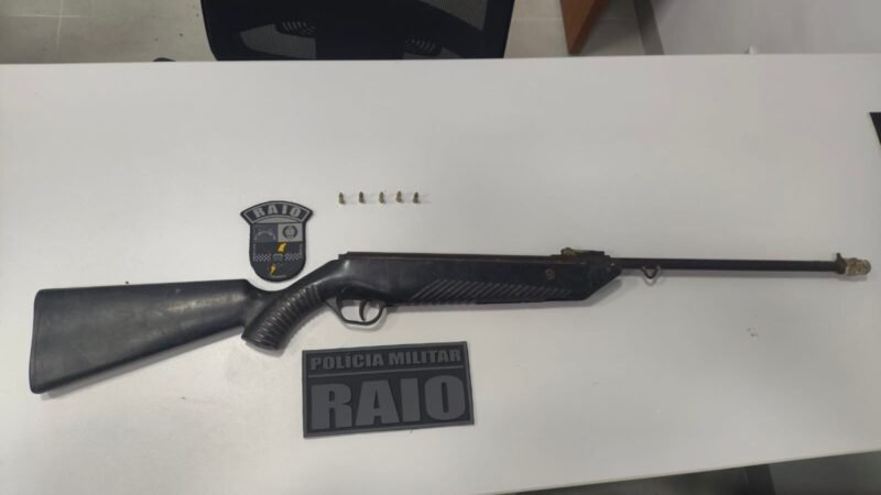 Raio prende homem por porte ilegal de arma de fogo em Guarantã do Norte