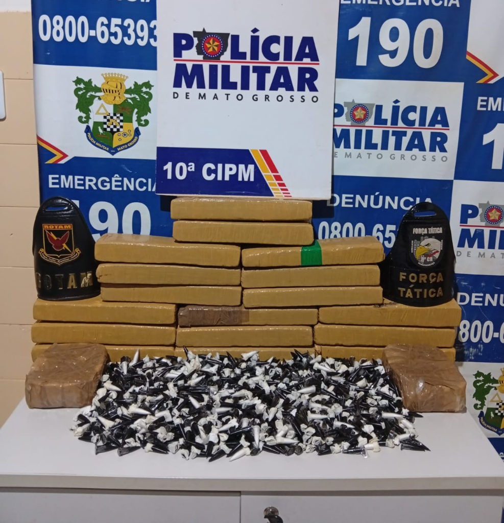 Carga de drogas é interceptada e suspeito acaba preso durante operação policial