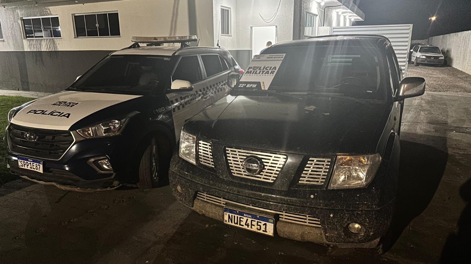 Caminhonete ligada a estelionato é recuperada pela PM durante operação em Peixoto de Azevedo