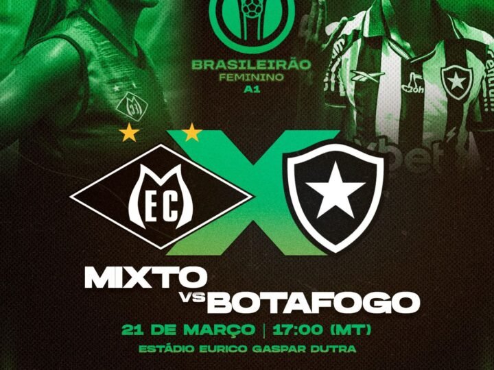 Duelo no Dutrinha: Mixto recebe o Botafogo pela 4ª rodada do Brasileirão Feminino A1