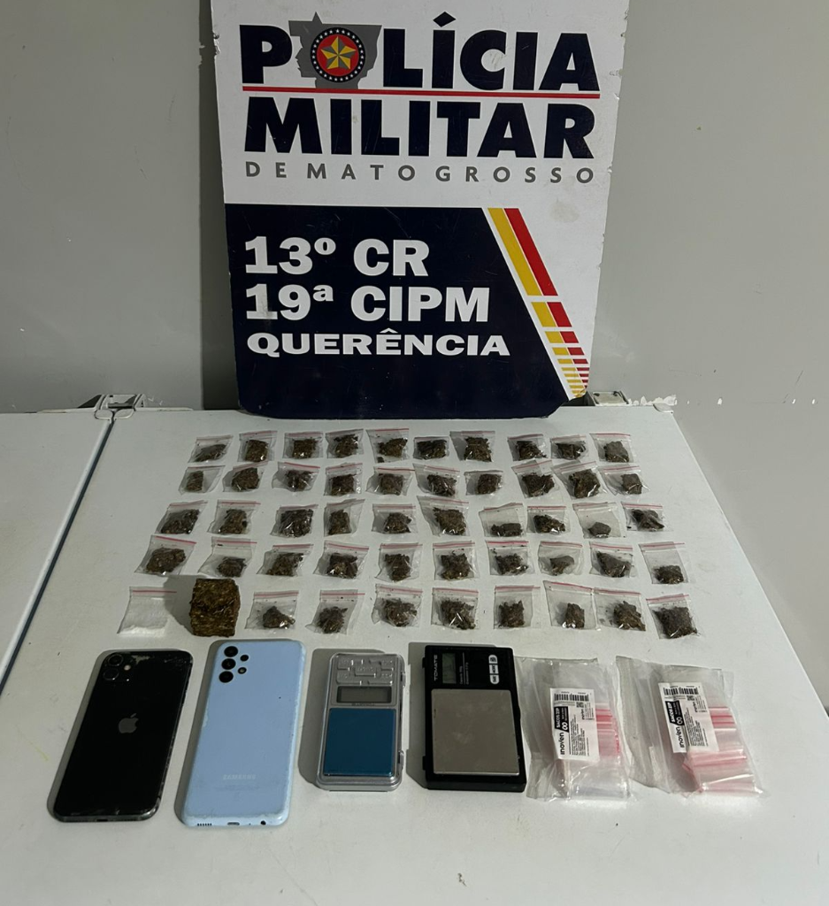 Trio é preso com 50 porções de drogas durante operação da PM