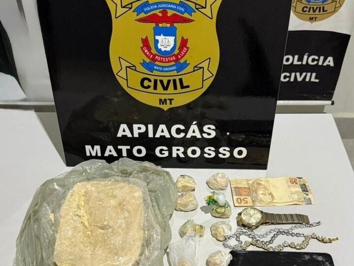 Flagrante: suspeita é detida com cocaína escondida no corpo em cidade do norte de MT