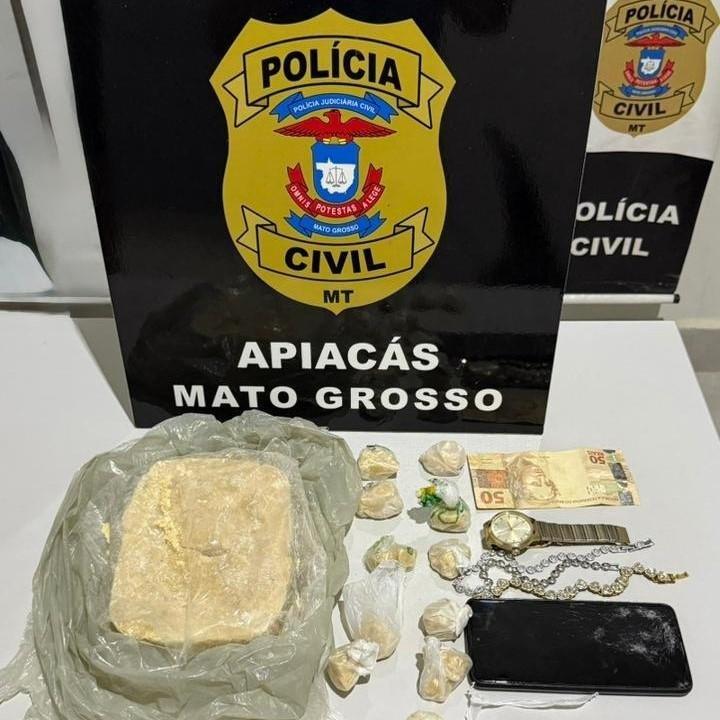 Flagrante: suspeita é detida com cocaína escondida no corpo em cidade do norte de MT