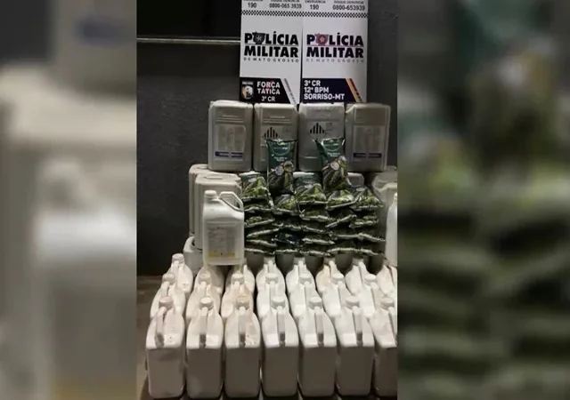 Mais de 700 litros de produtos agrícolas são apreendidos em quitinete