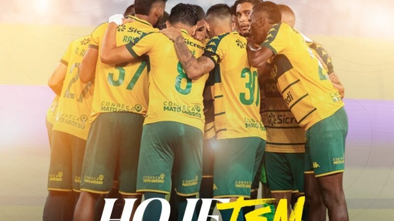 Dourado em campo: Cuiabá enfrenta o Fortaleza fora de casa pela Série B