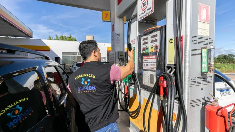 151 postos são notificados por aumento no preço dos combustíveis e dois são autuados em MATO GROSSO