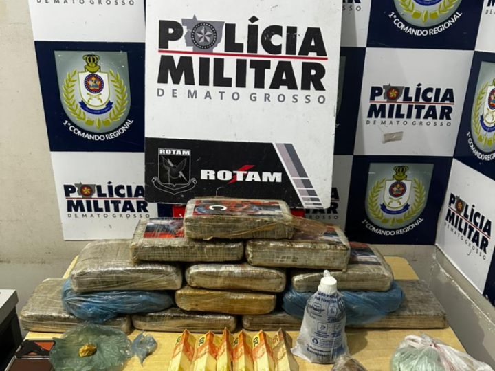ROTAM estoura esconderijo de drogas e prende dois suspeitos