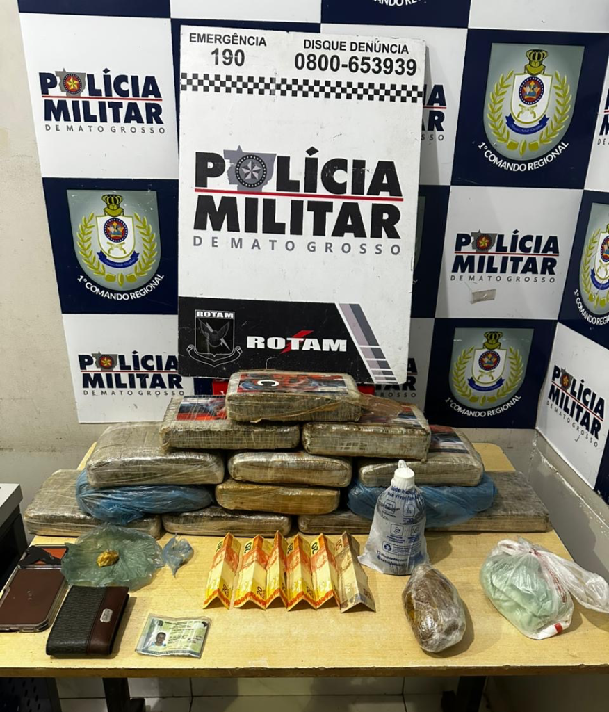ROTAM estoura esconderijo de drogas e prende dois suspeitos