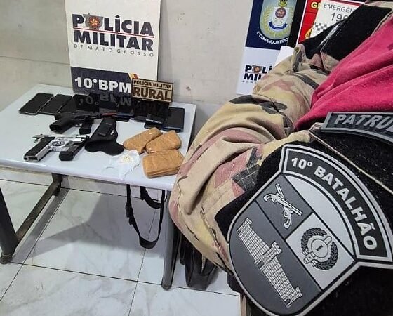 Operação da Patrulha Rural prende sete por estelionato e tráfico na região do Manso