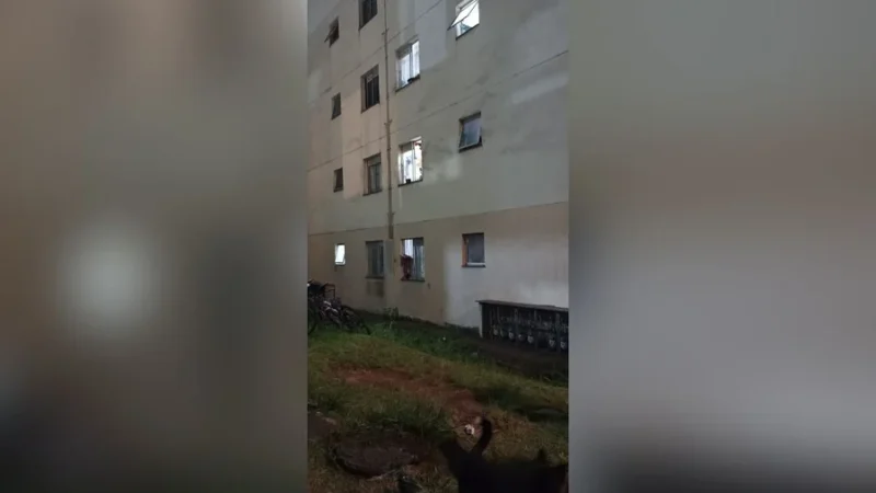 Desespero: mãe pula de prédio com criança para escapar de ataque do marido
