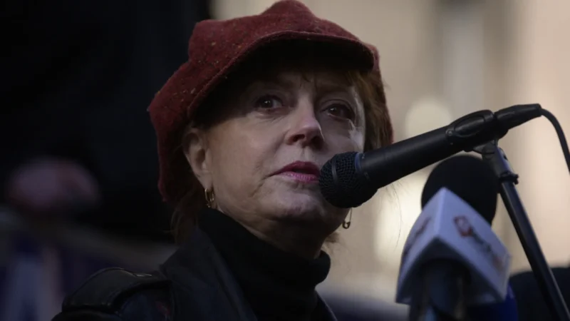 Susan Sarandon diz ter sido banida de Hollywood por pedir cessar-fogo em Gaza