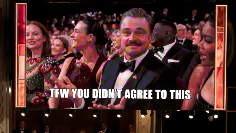 Leonardo DiCaprio vira meme após brincadeira no Oscar; veja