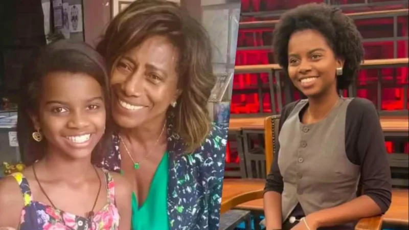 Mini Glória Maria consegue estágio no Altas Horas após pedido