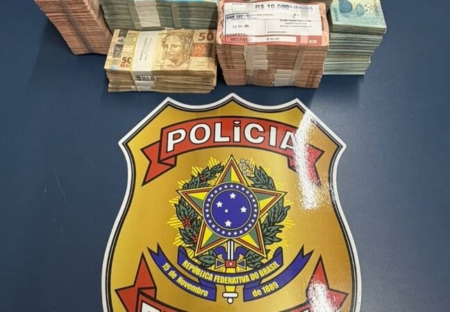 Meio milhão em espécie: Polícia Federal apreende R$ 500 mil e investiga suspeita de lavagem de dinheiro em MT