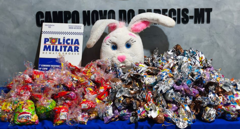 Polícia impede ação criminosa com distribuição de doces para crianças em MT