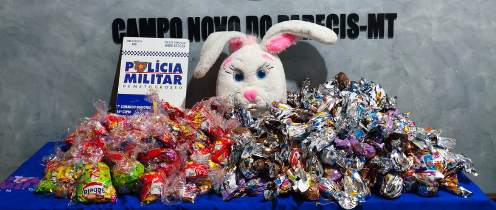 Polícia impede ação criminosa com distribuição de doces para crianças em MT