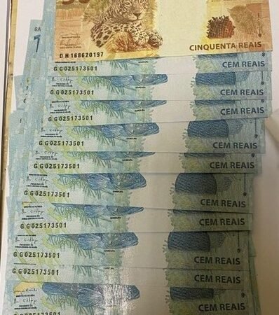 PF monitora entrega suspeita e adolescente acaba detido com pacote de dinheiro falso