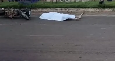 Tragédia no trânsito: jovem de 20 anos morre após perder controle de moto em MT