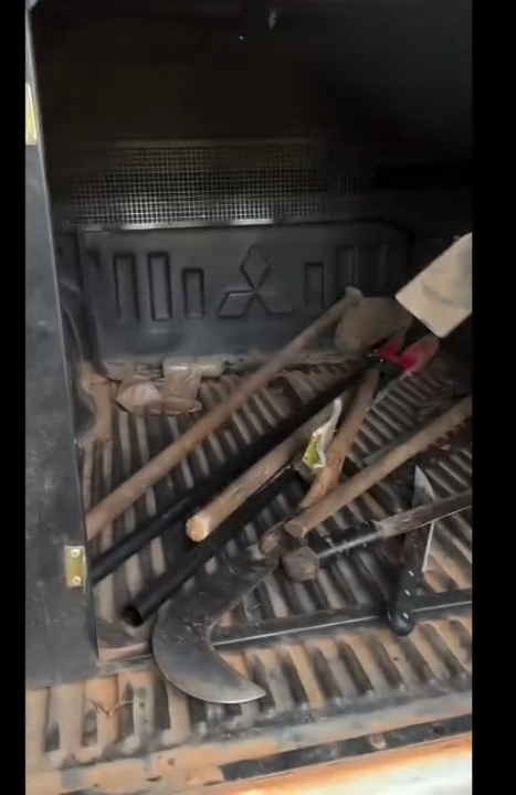 Grupo é detido após suspeita de invasão em área rural e ferramentas são apreendidas em Novo Mundo (Vídeo)