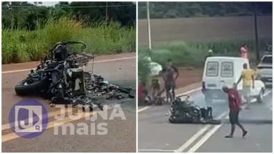 Tragédia na MT-170: colisão entre motos de alta cilindrada deixa dois mortos após possível óleo na pista