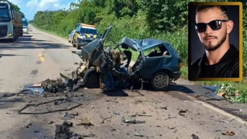 Tragédia na BR-174: DJ em ascensão morre após colisão frontal violenta em Cáceres
