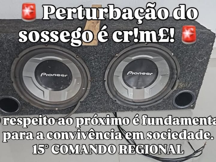 Som alto termina em apreensão e ação rápida da PM em Peixoto de Azevedo